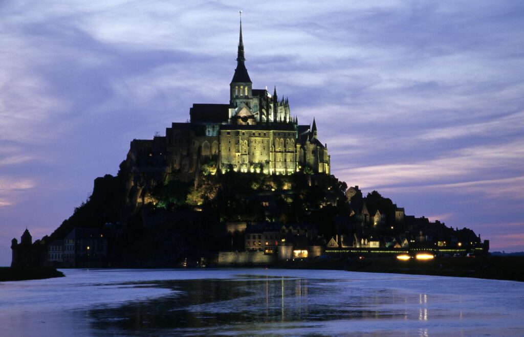 Mont St Michel sunset