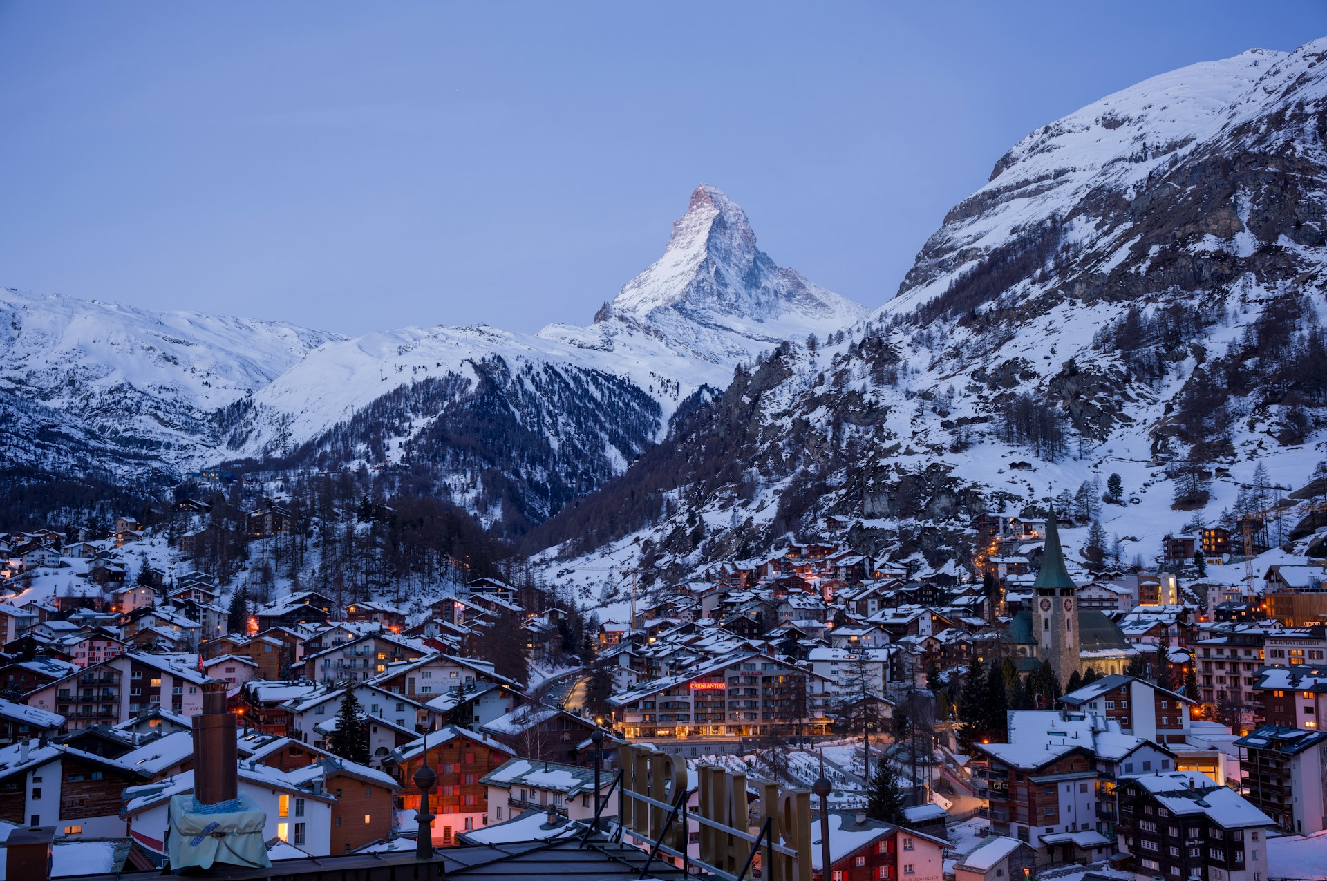 View of the Matterhorn from Zermatt